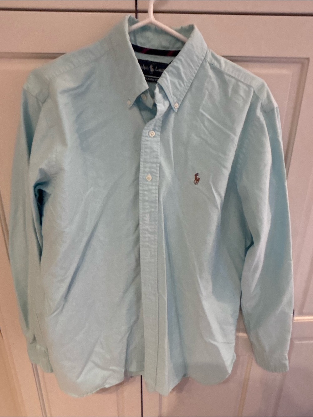 Polo by Ralph Lauren Light Blue Oxford Button-Down Shirt large